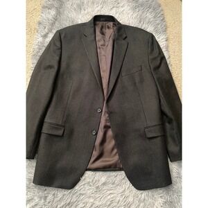 Lauren Ralph Lauren Men's 100% Wool Blazer Sport Coat Brown 2 Button 48R